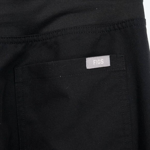 Figs Women's High Waisted Livingston Basic Scrub Pants Black | XS - Picture 6 of 8